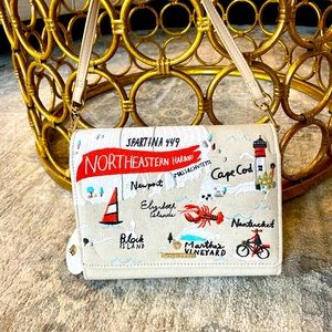Spartina 449 Northeastern Harbors Embroidered Convertible Crossbody